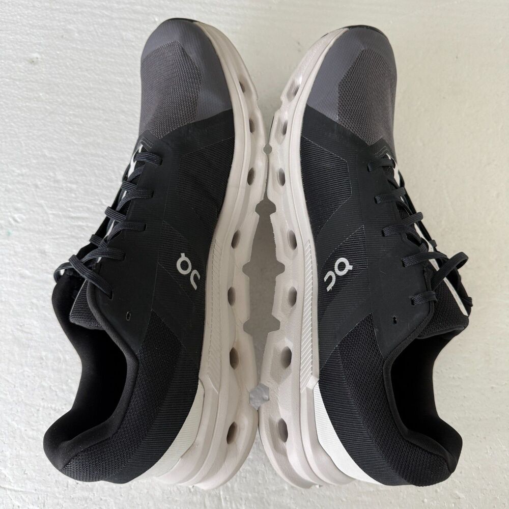 On Men's Cloudrunner Sneakers, Eclipse/Frost, 13 Medium US Running Shoes - Picture 8 of 16